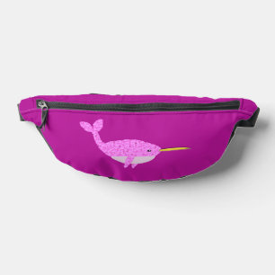 Pretty Pink Baby Girl Narwhal Fanny Pack
