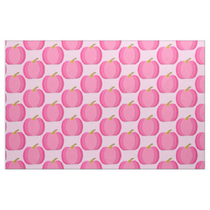Pretty Pink Baby Girl Pumpkin Patterned Fabric
