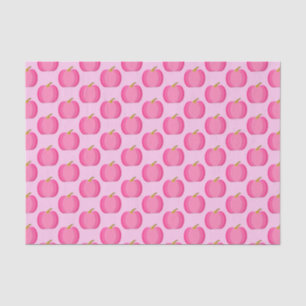 Pretty Pink Baby Girl Pumpkin Patterned Tissue Paper