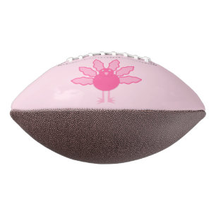 Pretty Pink Baby Girl Thanksgiving Turkey Football