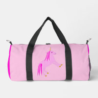 Pretty Pink Baby Girl Unicorn Diaper Bag
