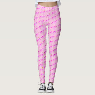 Pretty Pink Baby Girl Unicorn Patterned Leggings