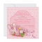Pretty Pink Baby Shower Tea Party Invitation