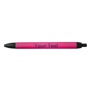 Pretty Pink Black Ink Pen