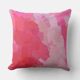 Pretty Pink Butterflies Throw Pillow