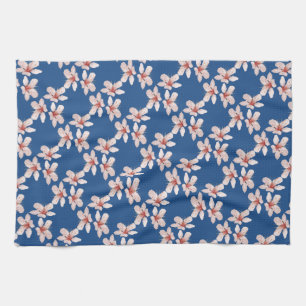 Pretty Pink Cherry Blossoms Custom Pattern Kitchen Towel