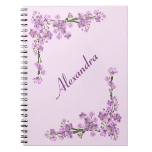 Pretty Pink Cherry Blossoms Notebook