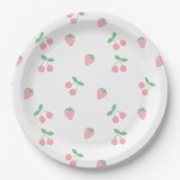 Pretty Pink Cherry Strawberry Fruit Spring