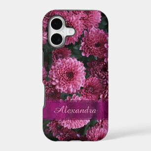 Pretty pink Chrysanthemum flower personalized