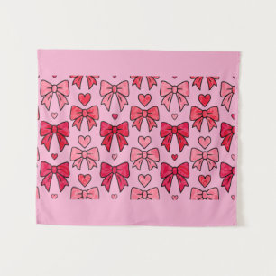 Pretty Pink Coquette Tapestry