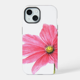 Pretty Pink Cosmos   Custom Floral Phone Case