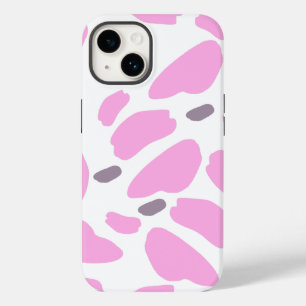 Pretty Pink Cow Print Pattern Case-Mate iPhone 14 Case