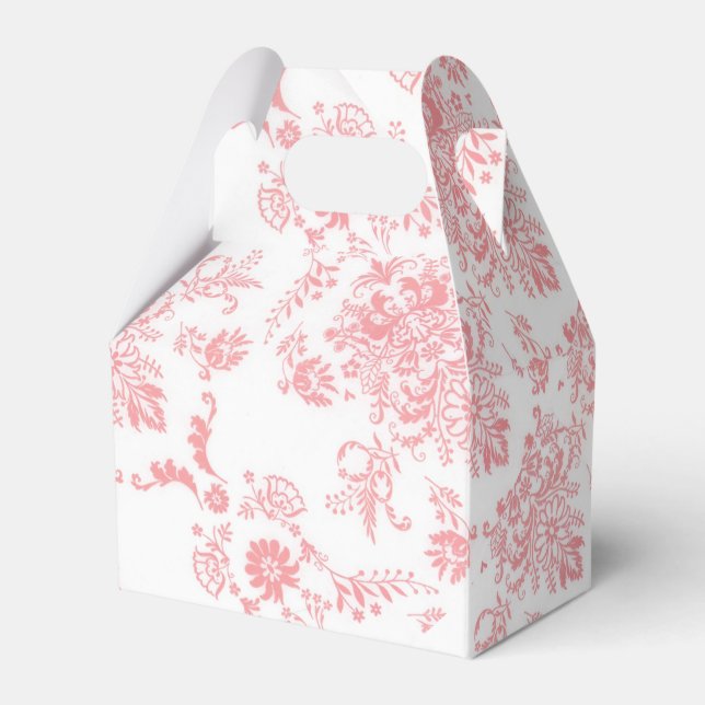 Pretty Pink Damask Design Box (Front Side)