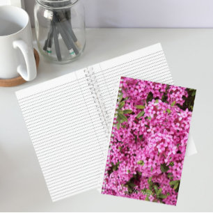 Pretty Pink Daphne Floral Notebook