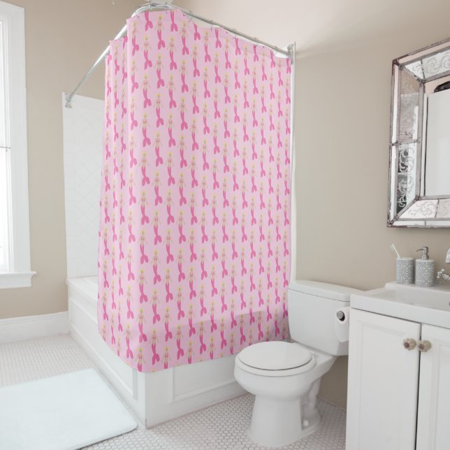 Pretty Pink Fantasy Mermaid Patterned (In Situ)