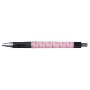 Pretty Pink Fantasy Mermaid Patterned Pen