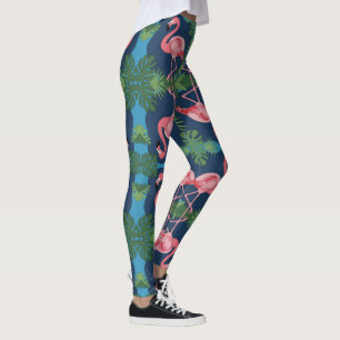 Pretty Pink Flamingo Leggings