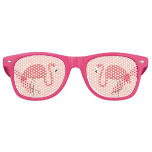 Pretty Pink Flamingo Retro Sunglasses