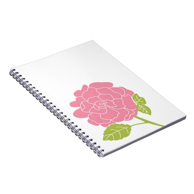 Pretty Pink Floral Notebook (Right Side)