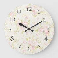 Pretty Pink Floral Pastel Lace