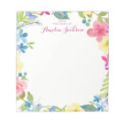 Pretty Pink Floral Personalized Stationery
