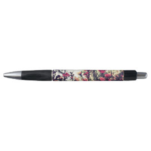 Pretty Pink Flower Meadow Pen