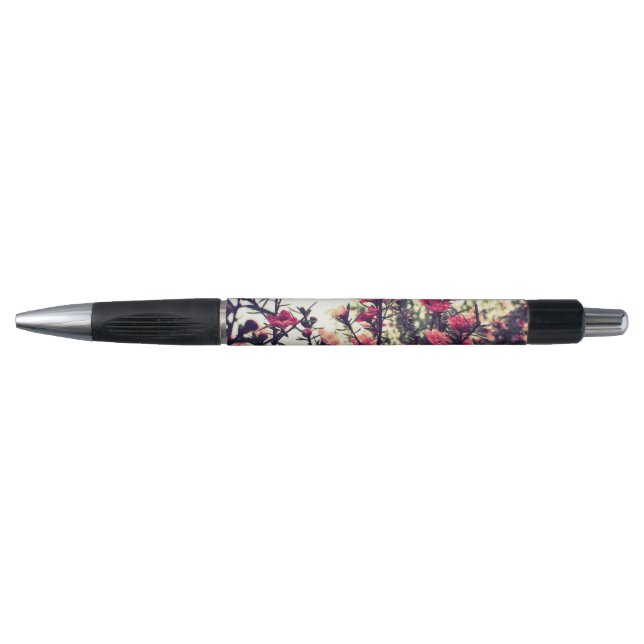 Pretty Pink Flower Meadow Pen (Front)
