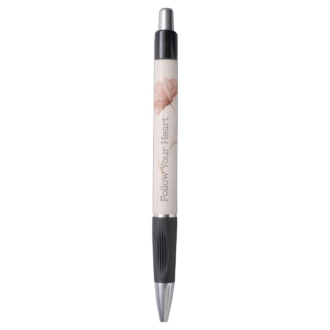 Pretty Pink Flower Pen (Front Vertical)