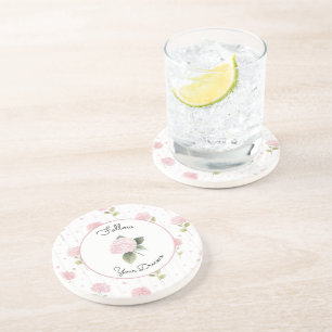 Pretty Pink Flowers   Coaster
