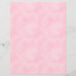Pretty Pink Fluffy Swirl Pattern Scrapbook Paper