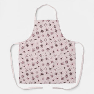 Pretty Pink Geo Stars - pattern. Apron