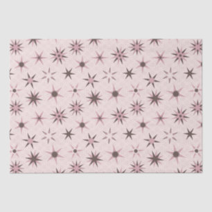 Pretty Pink Geo Stars - pattern. Tissue Paper