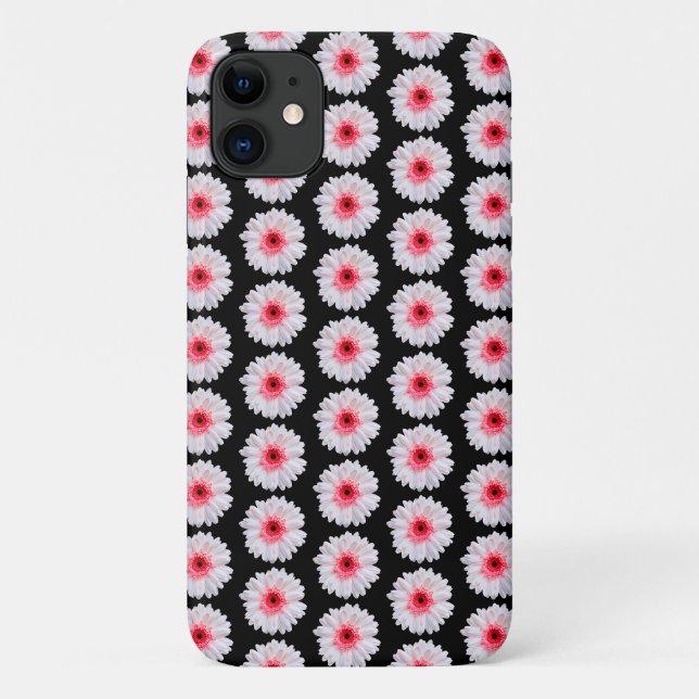 Pretty Pink Gerbera Daisy Pattern Case-Mate iPhone Case (Back)
