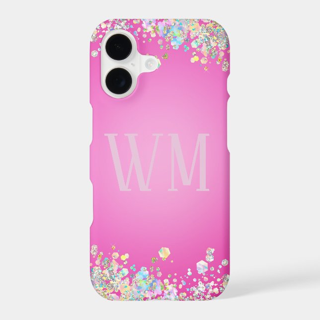 Pretty Pink Glitter Effect (Back)