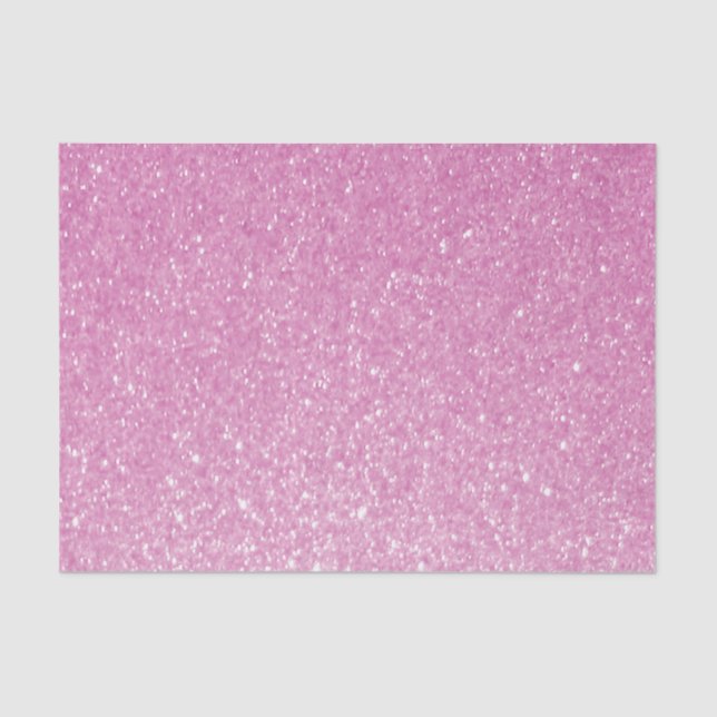 Pretty Pink Glitter Print Tissue Paper (Front)