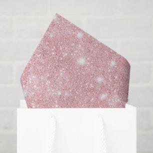 Pretty Pink Glitter Sparkle Birthday Tissue Paper