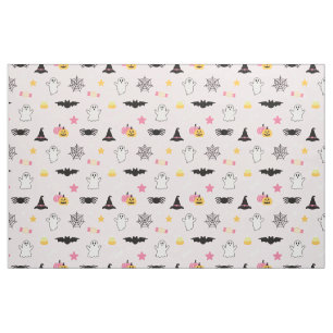 Pretty Pink Halloween Icons Sewing Projects Fabric