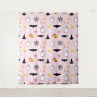 Pretty Pink Halloween Icons Wall Decor