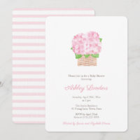Pretty Pink Hydrangea Girl Baby Shower