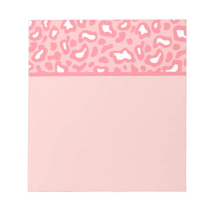 Pretty Pink Leopard Notepad