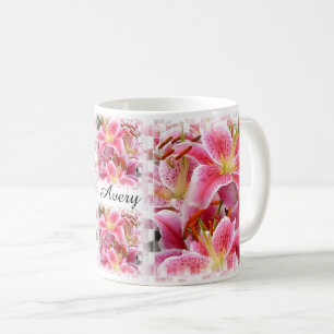 Pretty Pink Lilies  Coffee Mug