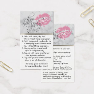 Pretty Pink Lips on Marble - How to Apply & Tips