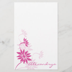 Pretty Pink Notepad Stationery