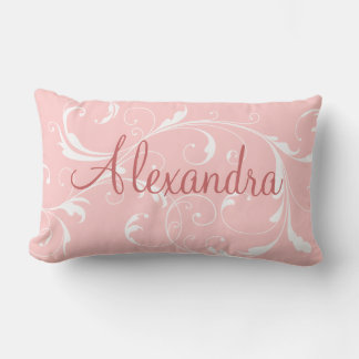 Pretty Pink Personalized Name Pillow