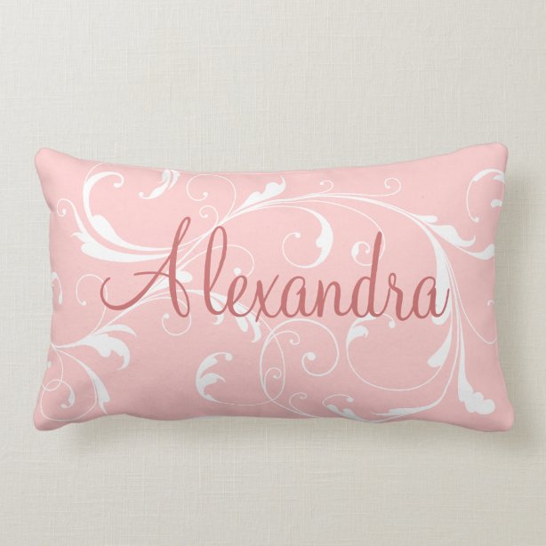 Baby Pink Rectangular Pillows & Cushions Zazzle CA