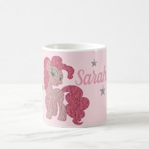 Pretty Pink Pony Personnalised Coffee Mug