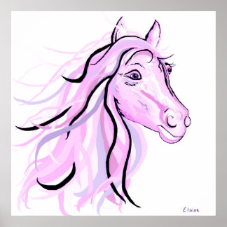 Pretty Pink Pony Poster