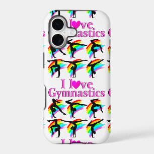 PRETTY PINK RAINBOW GYMNASTICS DESIGN
