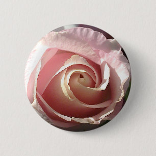 Pretty pink rose 2 inch round button