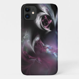 Pretty Pink Rose Fractal iPhone 11 Case